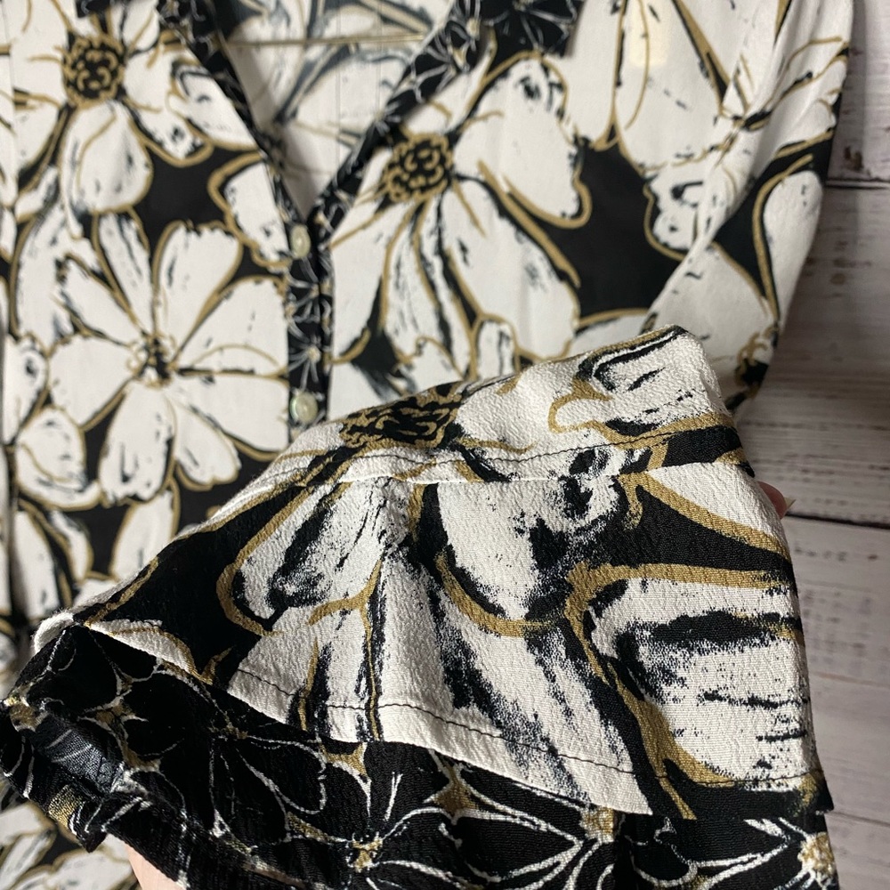 Habitat floral button down. Size S - Picture 5 of 11